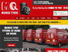 Tablet Screenshot of mqmobiletyres.co.uk